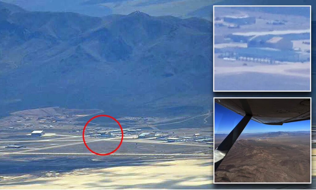 Pilot Shares Photos of Area 51, Reveals Mysterious Hidden Object in UFO