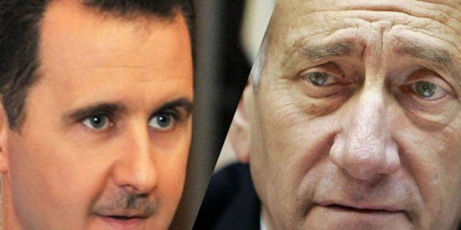 إيهود أولمرت: هذه هي "غلطة عمر" الرئيس الأسد