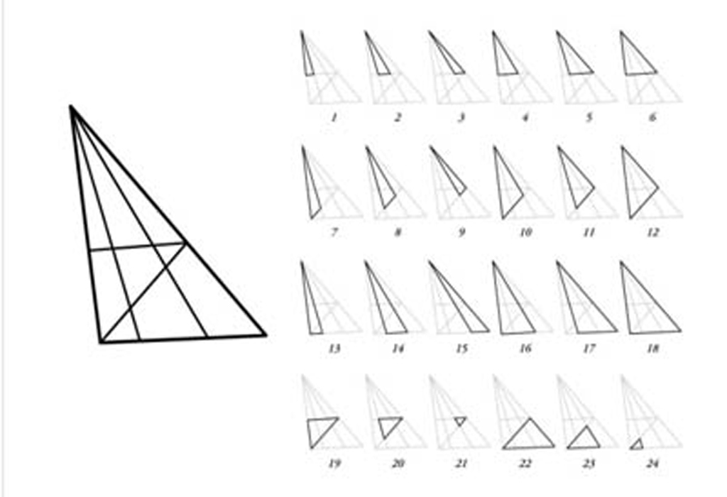 يجب أن يكون مستوى ذكائك IQ عالياً جداً لتعرف الجواب : كم من المثلثات ترى في هذه الصورة ؟