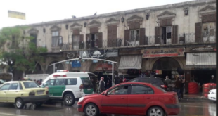 وفاة أحد نزلاء فندق دمشق في منطقة باب الفرج بحلب بعد انهيار أحد أسقف غرفه