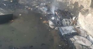 انفجار تلفاز يتسبب بحريق منزل في حمص