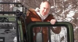 بالصور.. بوتين يقضي عطلته “وسط الثلوج”
