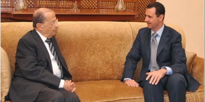 عون يتصل بالرئيس الأسد.. لبنان يطلب التفاوض بشأن ترسيم الحدود البحرية