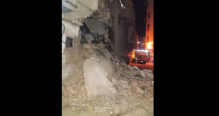 انهيار منزل مؤلف من طابقين في حي الميدان بدمشق