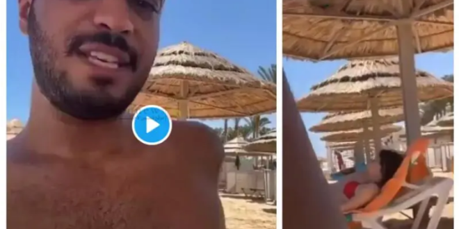 فضيحة سائح سعودي في أوكرانيا.. تحرش بالفتيات على الشاطئ!