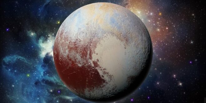 ما سبب اللون الأحمر لكوكب "بلوتو"؟