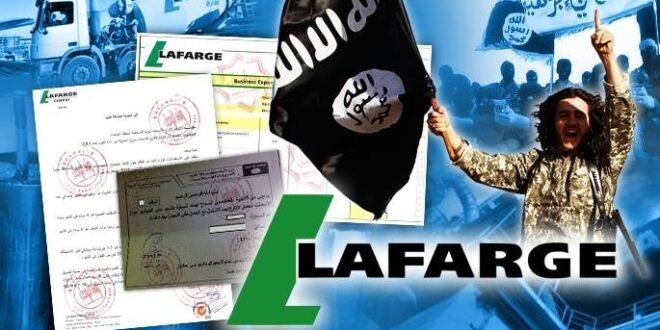 اتفاق لافارج مع تنظيم الدولة في سوريا