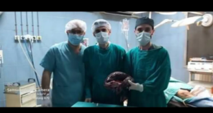 عملية جراحية إسعافية نادرة الحدوث في مشفى الباسل الإسعافي بحمص