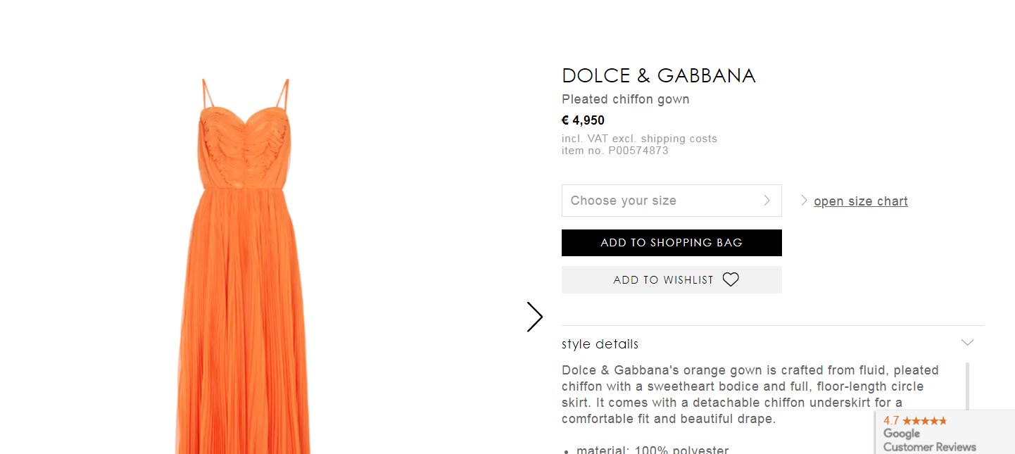 سعر فستان ياسمين صبري في إيطاليا خيالي