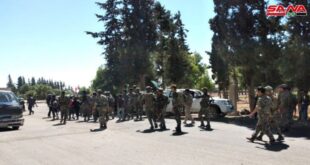 وحدات الجيش السوري تنتشر في عدة قرى جديدة بحوض اليرموك