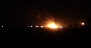 معلومات متضاربة حول أسباب حريق في معمل للغاز في الحسكة السورية