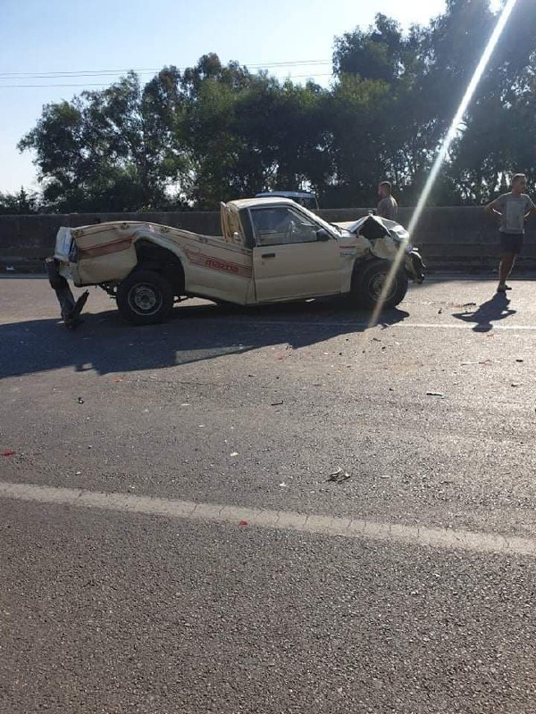 حادث سير بمشاركة عشرات السيارات على أوتستراد طرطوس بانياس