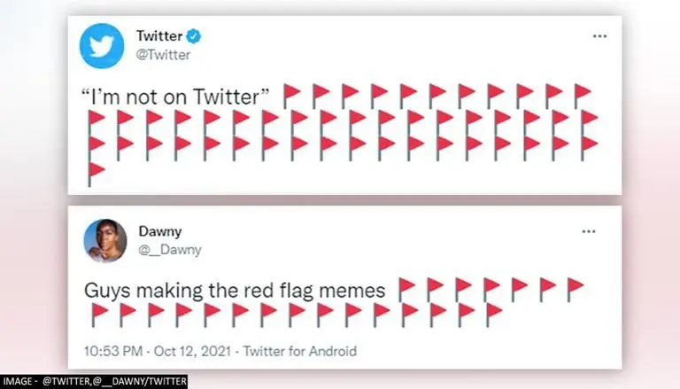 العلم الأحمر يجتاح تويتر في السعودية