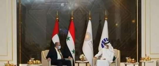 سورية والإمارات تبحثان سبل تعزيز التعاون الاقتصادي