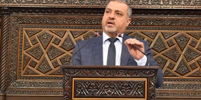 وزير المالية السوري يكشف عن عدد من مشاريع القوانين
