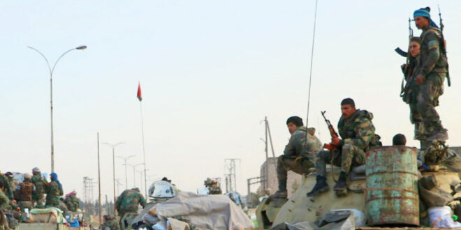 الجيش السوري يحصن جبهة عين عيسى