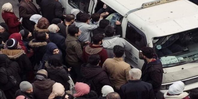 محافظة دمشق تبرر أزمة النقل