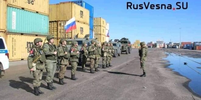 قوات روسية بمرفأ اللاذقية لمنع استهدافه من العدو