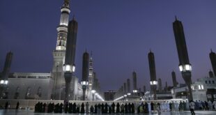 ظاهرة نادرة في سماء المسجد النبوي
