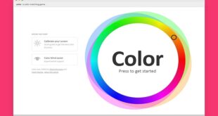 موقع عبارة عن لعبة ستكتشف معه إذا كان لديك عمى الألوان ومعرفة مدى جودة معايرة شاشتك