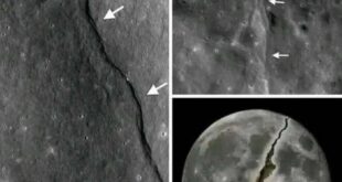 صورة تظهر انشقاق القمر ودنو ساعة القيامة وناسا تعلق!