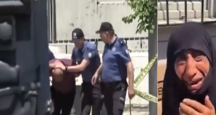 لحظة القبض على التركي الذي رفس عجوزا سورية (فيديو)