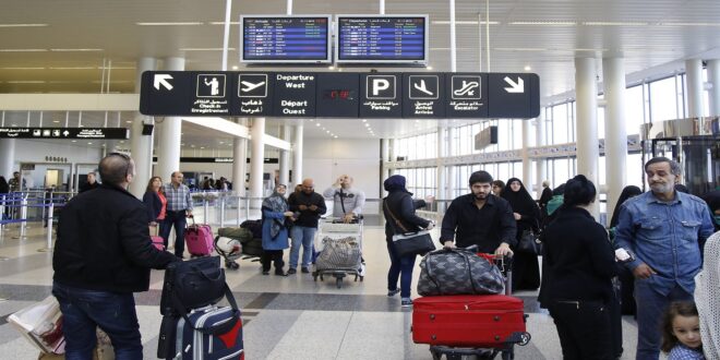 فرض رسم إضافي بالدولار الأمريكي على المسافرين عبر مطار بيروت