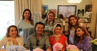 صور راغب علامة مع زوجة السفير العراقي في الأردن