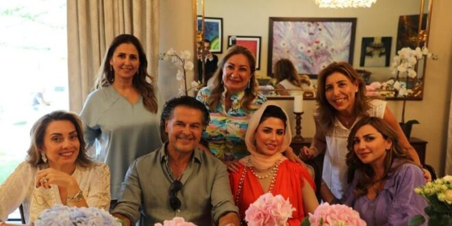 صور راغب علامة مع زوجة السفير العراقي في الأردن