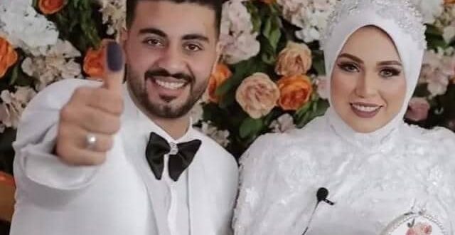 بلوغر مصرية تشعل مواقع التواصل لقيامها بتصرف غريب خلال حفل زفافها