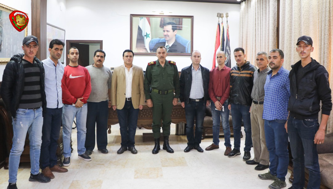 تكريم ضباط وعناصر فرع مكافحة المخدرات في دمشق