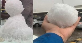 الثلوج تغطي الكويت لأول مرة منذ سنوات